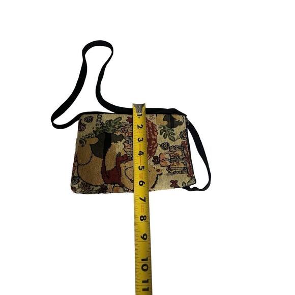 Disney WINNIE THE POOH TIGGER TAPESTRY CROSBODY BAG Handmade RARE - Picture 4 of 15